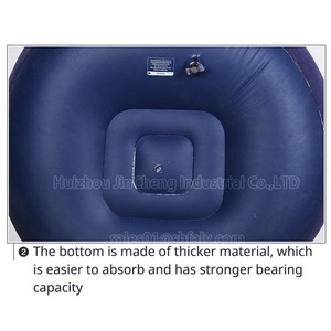 Lazy <b>Sofa</b> Chaise Lounge Home Leisure Seat for Home Outdoor Deluxe <b>Inflatable</b> Flocking Single No Beans Blue Eco-friendly PVC - Product Image 5