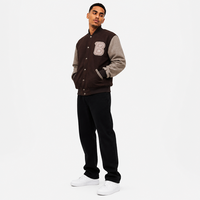 Veste Bomber Vintage Marron Coupe-Vent de Qualité Supérieure pour Hommes, Style Streetwear, Service OEM/ODM Personnalisé, en Mélange de Laine et Tissu Éponge