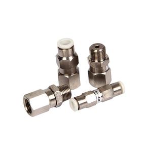 Válvula de Retención ZP2V, Recubierta de Cobre y Níquel, Sello de PTFE, para Medios Gaseosos, Temperatura Normal, Aplicación Neumática - Product Image 1