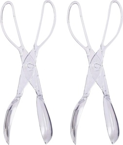 Multipurpose <strong>Plastic</strong> Salad <strong>Tongs</strong> for Kitchen - Product Image 2
