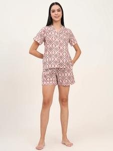 Conjunto de Pijama de Algodón Floral Premium 2025, Ropa de Dormir con Estampado a Mano, Ropa de Dormir para Mujer, Color Sólido, Precio al por Mayor Disponible - Product Image 6