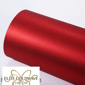 250g A4 Red Colored Pearl Glitter Cardstock Paper Craft Card Stock With Coarse Gold Powder for DIY Gift Packaging <b>Scrapbooking</b> - Product Image 1