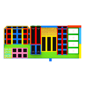 Buenas <span class=keywords><strong>Ofertas</strong></span> en Trampolín con Red de Seguridad, Equipo de Juegos para Parques de Diversiones - Product Image 3