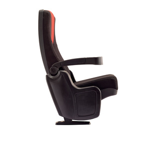 <span class=keywords><strong>Fauteuil</strong></span> de cinéma pliable en tissu moderne de haute qualité avec porte-gobelet pour l'école et l'hôtellerie - Product Image 2