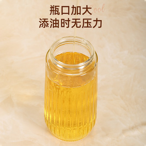 Automatic Opening Oil Dispenser Glass Bottle With Handle 330ml 660ml <b>For</b> <b>Kitchen</b> Condiment <b>Storage</b> Soy Sauce Oil <b>Container</b> - Product Image 4