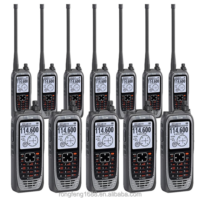 VHF Air Band Transceiver IC-A25C Walkie Talkie 6W Air Radio ICOM Portable Two-Way Radio IC-A25N