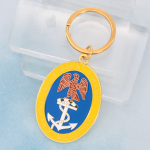 Custom Metal <strong>Keyring</strong> Manufacturers Wholesale Die Casting Zinc Alloy Plated Gold Metal Keychain - Product Image 6
