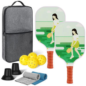 Set de Red de Pickleball con 4 Palas y 8 Pelotas, Equipo Portátil para Cancha al Aire Libre para Diversión Familiar - Product Image 4