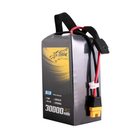 Оригинальный TATTU NMC 811 Lipo 27000 мАч/30000 мАч 6S 14S полутвердый Аккумулятор для доставки полезной нагрузки дрона