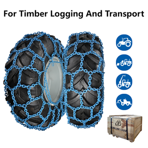 Bohu Điều kiện Mới nặng nhiệm vụ hợp kim thép lâm nghiệp tuyết <span class=keywords><strong>chains</strong></span> với lốp bảo vệ màu xanh 235-255mm chiều rộng 40 km/h tốc độ tối đa - Product Image 3