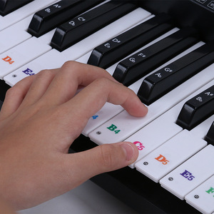 Keyboard Piano <b>Key</b> Stickers With Note <b>Labels</b> For 88 61 54 <b>Keys</b> Musical Instrument Accessories - Product Image 1