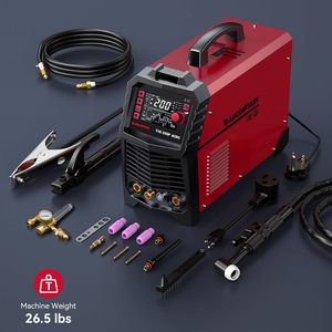 เครื่องเชื่อมอลูมิเนียม ARCCAPTAIN TIG200PACDC แบบพัลส์ 110V/220V สำหรับผู้จัดจำหน่าย - Product Image 3