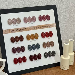 Oferta Especial: Gel de Uñas con Destellos de Diamante en 12 Colores, Súper Brillante, con Tabla de Exhibición para Realzar las Uñas, 15 ml - Product Image 3