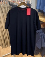 Camiseta de Hombre 2026, Nueva, de Alta Calidad, Verano, Transpirable, Cuello Redondo, Cómoda, Informal, Lisa, Absorbe la Humedad, Estilo Vintage