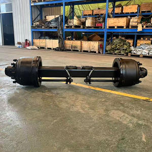 China Heavy Duty New Steel 13T-16T Semi Trailer <span class=keywords><strong>Axle</strong></span> Set Conjunto de eje trasero Diseño americano completo a la venta - Product Image 6