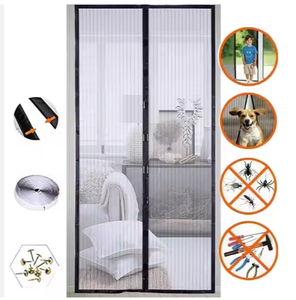 Vente en gros 2025 nouveau style de rideau de porte magnétique <span class=keywords><strong>moustiquaire</strong></span> <span class=keywords><strong>moustiquaire</strong></span> en polyester design moderne étanche personnalisé - Product Image 6