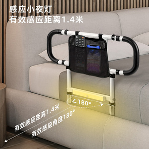 Barandillas para cama sin necesidad de perforación, plegables, 54,6 cm, cuerpo recto, multifunción, para personas mayores, mujeres embarazadas, soporte para cabecera de cama - Product Image 5