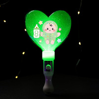 Bâton lumineux en plastique personnalisé sur le thème de la série thaïlandaise GMMTV, avec lumière LED clignotante en forme de cœur pour les concerts et les roadshows Kpop