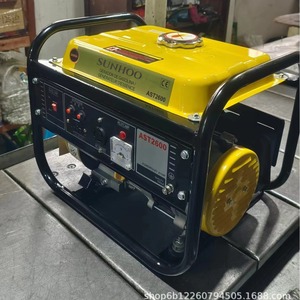 Sunhoo <b>Gasoline</b> <b>Generator</b> AST2600 1KW 800W Portable Single Phase 220V 50/60Hz Outdoor Use - Product Image 4