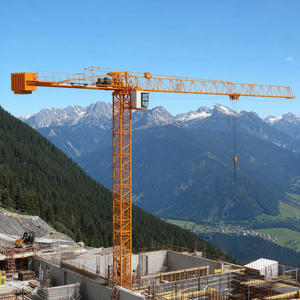 Grúa Torre de Techo Plano de Acero Q345B / G350 de 6 y 8 Toneladas para Construcción y Mantenimiento en Campo - Product Image 2