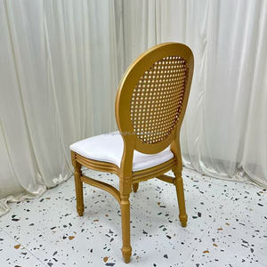 Wedding Furniture Replaceable Backrest <b>Cheap</b> Price Stackable Louis Hotel Banquet Party Event Plastic Chair - Product Image 4