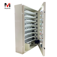 Distributeur automatique de cils avec SDK, paiement par carte de crédit, code QR, pièces/jetons, conforme ADA, design mural en métal compact pour centres commerciaux