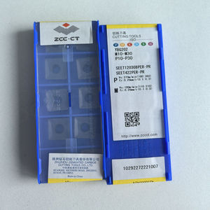 Insertos de Carburo CNC con Recubrimiento PCD SEET120308PER-PR YBG202 Zcc, Herramientas de Torneado Externo 100% Originales OEM para Tornos CNC de China - Product Image 4