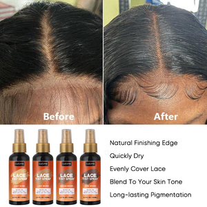 Venta al por mayor de Luxfume Hair Styling Match Skin Tone Edge Flyaway Hair Setting Lace Tint <span class=keywords><strong>Spray</strong></span> - Product Image 4