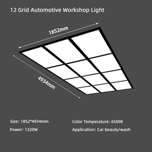 High CRI Car Wash Lighting <strong>LED</strong> Ceiling Garage Lamp Car Detail <strong>Light</strong> for Showroom Garage 12-Grid Automotive Workshop <strong>Light</strong> - Product Image 6