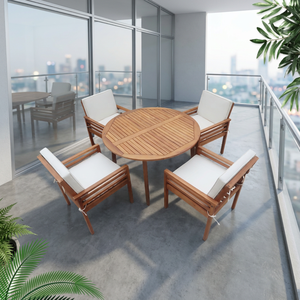 Contemporary Outdoor Rattan <b>Garden</b> <b>Chair</b> Eco-friendly Foldable Solid <b>Wood</b> Frame for Restaurant Hotel Kitchen Courtyard Villa - Product Image 6