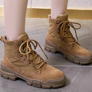 Botas de senderismo para mujer For Martin 2026, para desierto, con suela gruesa, para viajes de otoño, calzado corto de trabajo, comodidad de verano - Product Image 3