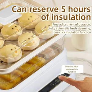 Caldaia a uovo piroscafo elettrico rapido 800W 2024 Baby Cooker Food Maker commerciale professionale piroscafo