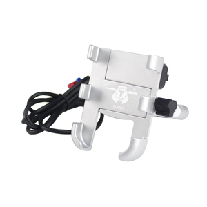Metalen Aluminium Motorfiets Telefoon Oplader Houder 2.1a Motor Fietsen Snel Opladen Telefoon Houder Voor Motorfiets - Product Image 3