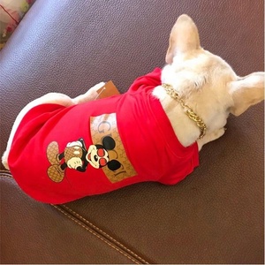 Venta wholesale factory OEM cotton fashion Vogue Pug Bulldog summer clothing dog mascot - Product Image 3
