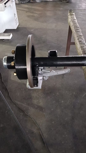 Nouvel ensemble d'essieux électriques ronds 5200-6000 Lbs, 5 ou 6 goujons, en acier noir, personnalisé, conformité OE, charge utile maximale 3500 Lbs, essieux de remplacement pour remorques - Product Image 4