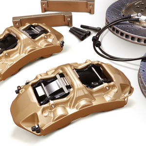 Kit de freno <span class=keywords><strong>grande</strong></span> de alto rendimiento al por mayor GT6 6 pinzas de freno de olla almohadilla de rotor de disco de freno para BMW Cadillac Ford Toyota Honda Nissan - Product Image 4