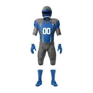 Top Trending Manufacturer Sports Wear Wholesale Price Latest Design Sublimated American Football Jersey Shorts Uniform Set - Product Image 2