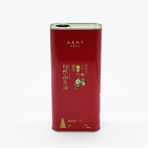Envases de Aceite de Oliva de Grado Alimenticio OEM, Latas Rectangulares de 1.5L para Aceite de Cocina con Impresión Offset y Tapa de Plástico - Product Image 4