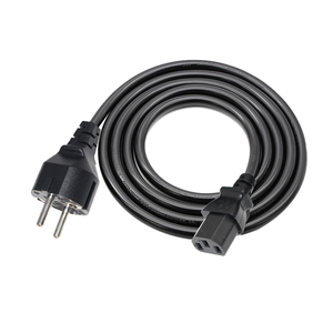 Euro cordons d'alimentation 16A 250v ligne d'alimentation ordinateur <span class=keywords><strong>portable</strong></span> C13 européen EU B Standard Ac Pc cordon d'alimentation pour lisseur de cheveux - Product Image 2