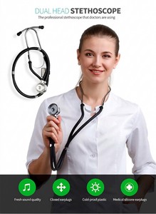 Estetoscopio profesional de aleación de titanio <span class=keywords><strong>para</strong></span> médicos, <span class=keywords><strong>para</strong></span> <span class=keywords><strong>escuchar</strong></span> el latido <span class=keywords><strong>del</strong></span> <span class=keywords><strong>corazón</strong></span>, los pulmones y el latido fetal en mujeres embarazadas - Product Image 6