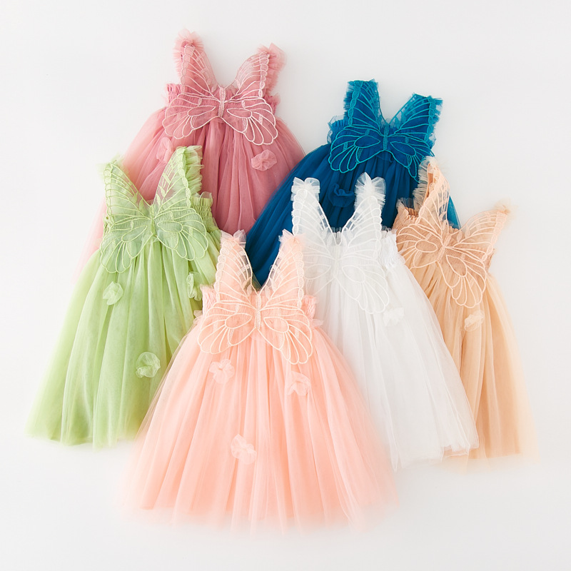 2023 Summer Hot Sale Kids Princess Tulle Dress for Toddlers