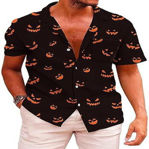 Custom Digital Print <b>Men's</b> Summer Beachwear <b>Turquoise</b> Leaf Pattern Aloha <b>Shirt</b> 48H Quick Production Breathable Casual <b>Mens</b> Tops - Product Image 1