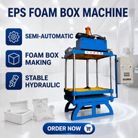 Machine de moulage semi-automatique à faible coût pour la fabrication de boîtes en mousse EPS