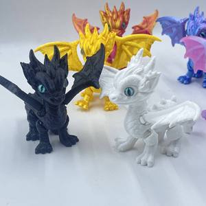 <span class=keywords><strong>Figurine</strong></span> de <span class=keywords><strong>dragon</strong></span> volant 3D imprimé en verre, <span class=keywords><strong>dragon</strong></span> démon occidental, articulations mobiles, jouet réaliste, <span class=keywords><strong>figurine</strong></span> d'animal de compagnie, artisanat pour la maternité - Product Image 3