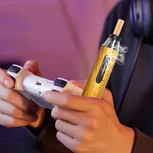 ที่เขี่ยบุหรี่แบบพกพาสำหรับรถยนต์ขนาดเล็ก ป้องกันเถ้าบุหรี่ฟุ้งกระจาย ฝาปิดป้องกันเถ้าบุหรี่ ที่เขี่ยบุหรี่ไม้หรูหรา สำหรับสินค้าในรถยนต์ - Product Image 6