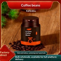 Bonbons au café à base de grains de café, 48g/flacon, guimauves à mâcher, directement de l'usine, grandes quantités, prix bas, vente en gros, dropshipping