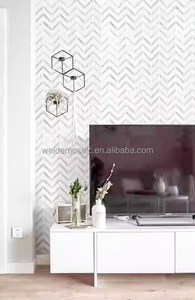 Carreaux de mosaïque autocollants en marbre blanc de Carrare pour crédence de cuisine et projets de salle de bain – Vente en gros - Product Image 3