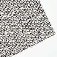 Bolon Silbergrauer PVC-Gewebter Vinyl-Bodenbelag Teppichfliesen für Gewerbliche und Heimische Dekoration Wasserdicht Schimmelresistent Feuerfest