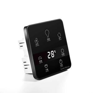 Interrupteur mural tactile 1 bouton YuHe Group en verre trempé Wi-Fi pour commande vocale, application Smart Life, IP20, 10A, 220V, design moderne - Product Image 2