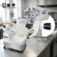 Trancheuse à viande congelée haute performance avec corps en aluminium moulé sous pression durable pour restaurants, hôtels et services de traiteur
